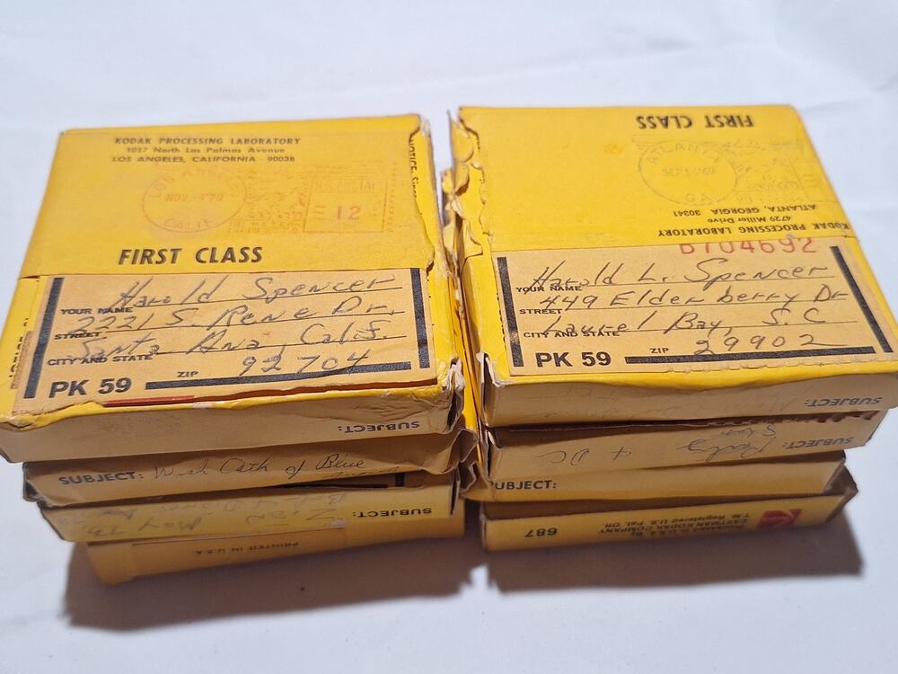 Vintage 1969-1973 Kodak 8mm Home Movies Blue Angels Military Etc 8 Reel Archive